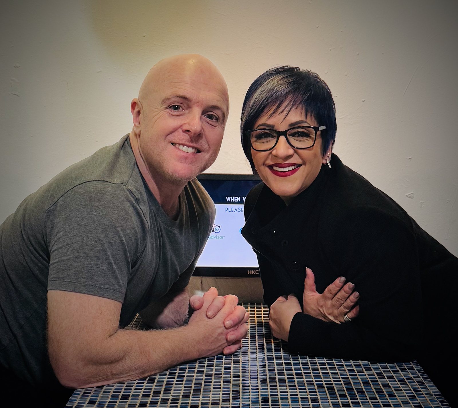 Angelo and Rizwana, co-founders of Transcend Wellness London